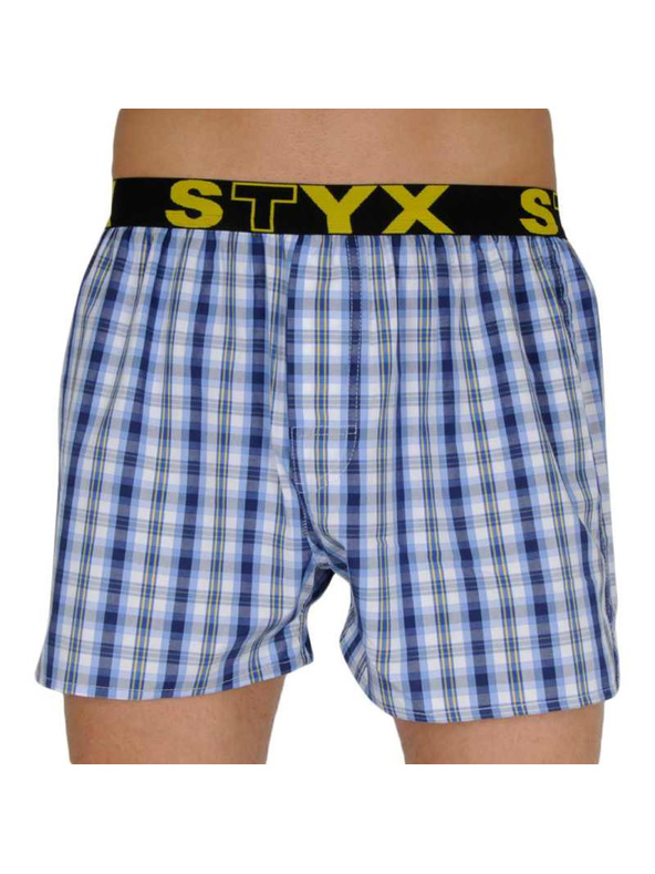 Styx Moške športne gumijaste hlače Styx večbarvne