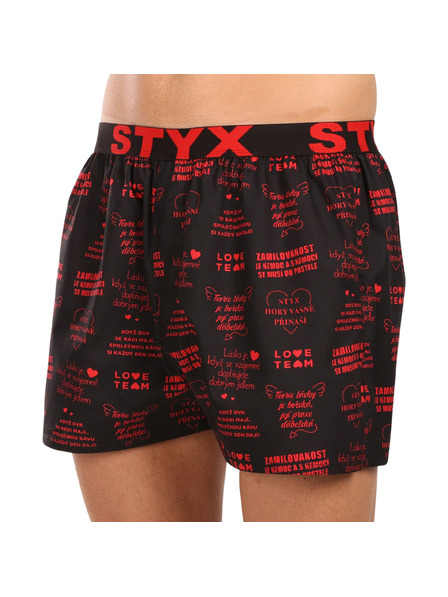 Styx Moške hlačke Styx art športni elastičen pas Valentinova besedila