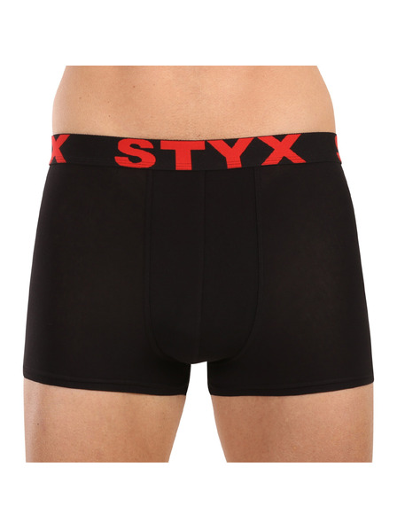 Styx Moške boksarice Styx športni elastični pas črne