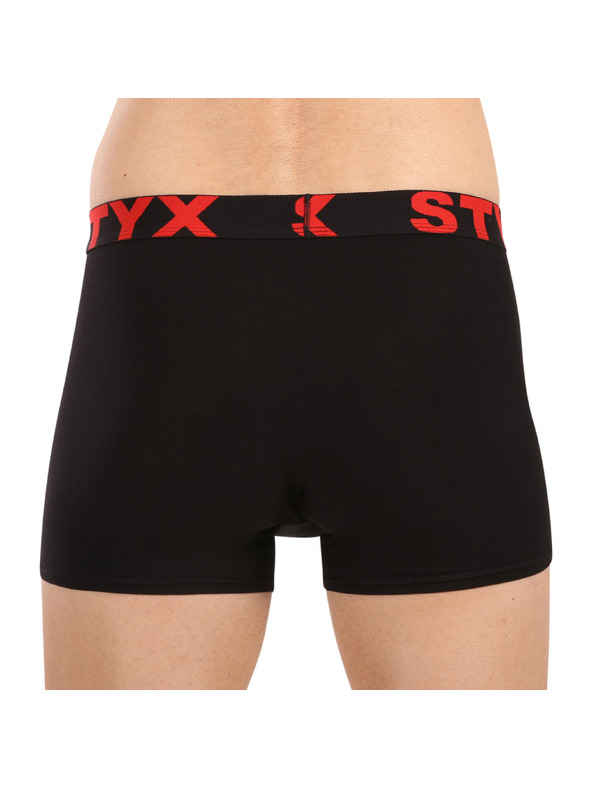 Styx Moške boksarice Styx športni elastični pas črne