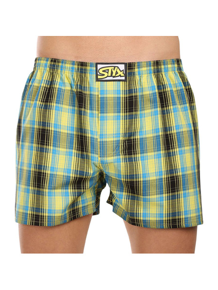 Styx Komplet treh moških kratkih hlač Styx classic elastic večbarvnih
