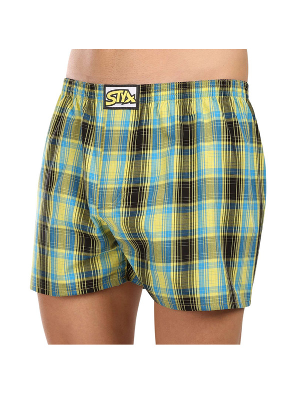 Styx Komplet treh moških kratkih hlač Styx classic elastic večbarvnih