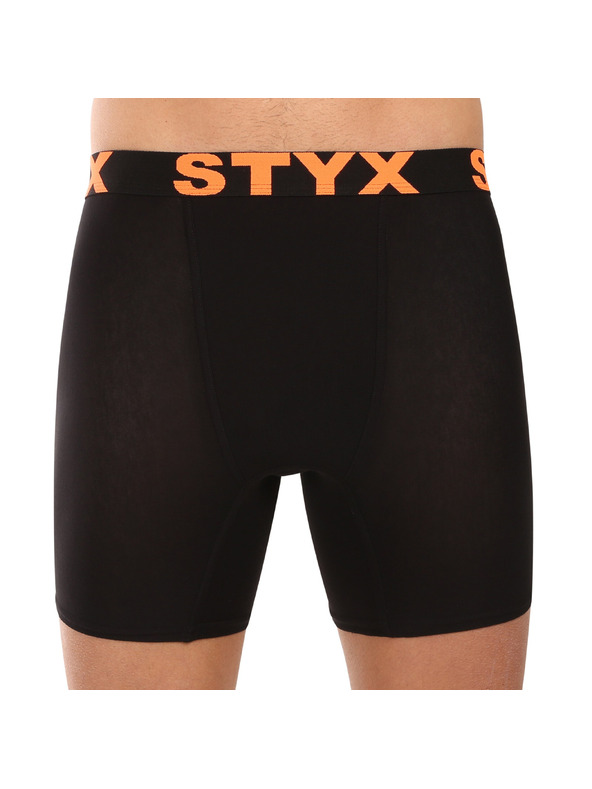 Styx Komplet petih - moške boksarice Styx long športni elastičen pas črne