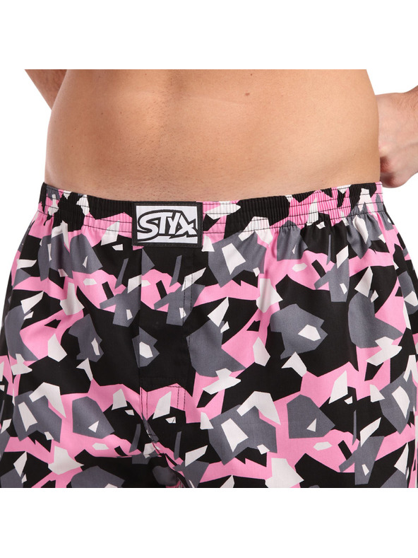 Styx Moške trenirke Styx art klasični gumi kamuflažna kotna
