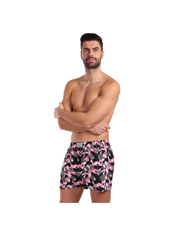 Styx Moške trenirke Styx art klasični gumi kamuflažna kotna