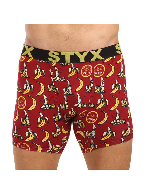 Styx Set šestih - moške boksarice Styx long art športni elastični pas večbarvne