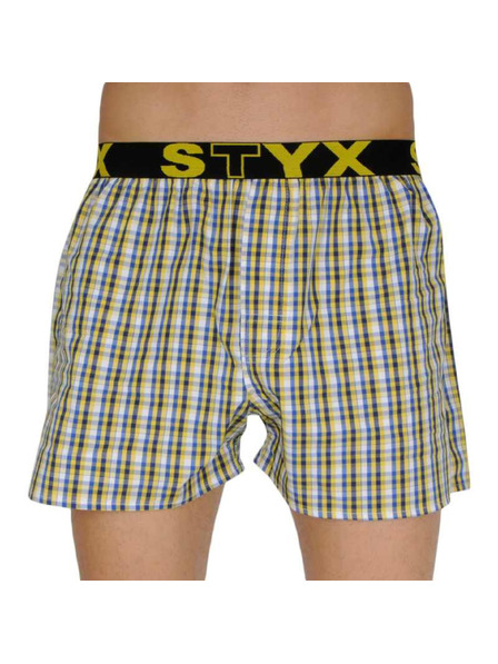 Styx Moške športne gumijaste hlače Styx večbarvne