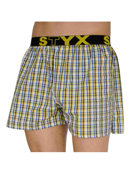 Styx Moške športne gumijaste hlače Styx večbarvne