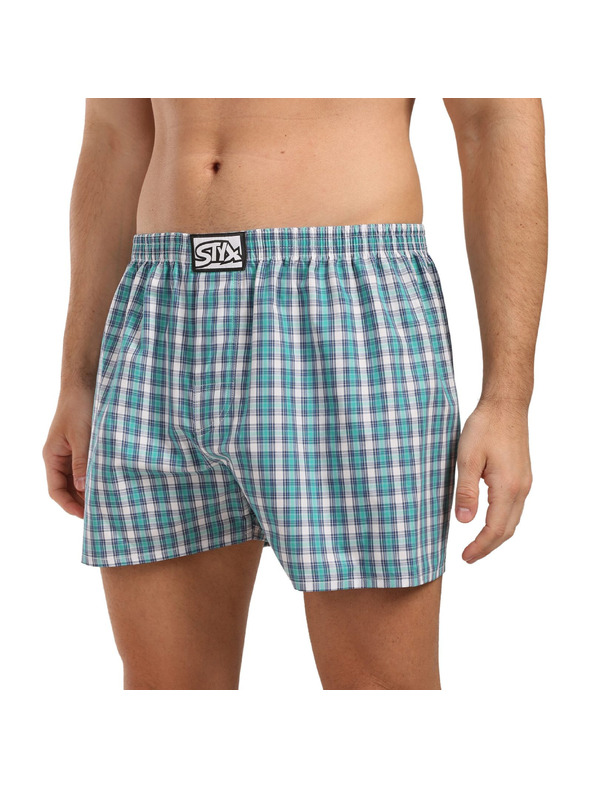 Styx Komplet treh moških kratkih hlač Styx classic elastic večbarvnih
