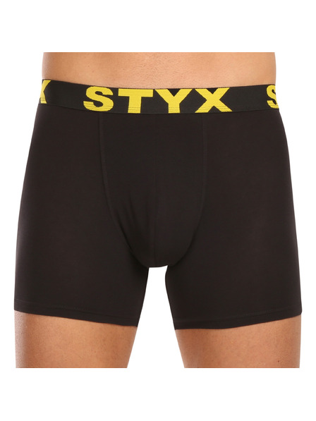 Styx Komplet desetih - moške boksarice Styx long športni elastičen pas črne