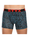 Styx Komplet petih - moške boksarice Styx long art športni gumi večbarvne
