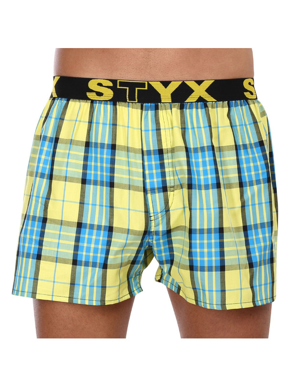 Styx Set treh - moške hlače Styx športni elastični pas večbarvne