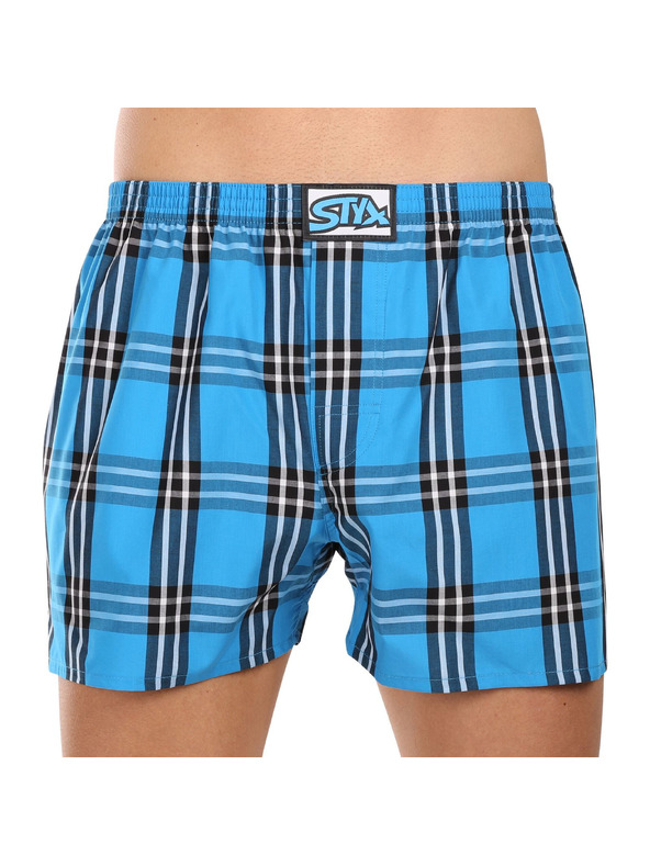 Styx Komplet treh moških kratkih hlač Styx classic elastic večbarvnih