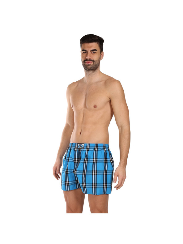 Styx Komplet treh moških kratkih hlač Styx classic elastic večbarvnih