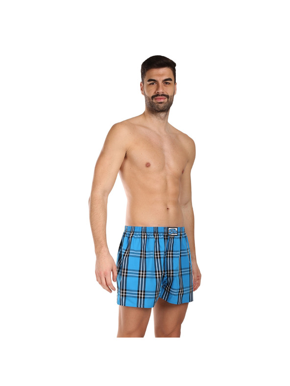 Styx Komplet treh moških kratkih hlač Styx classic elastic večbarvnih
