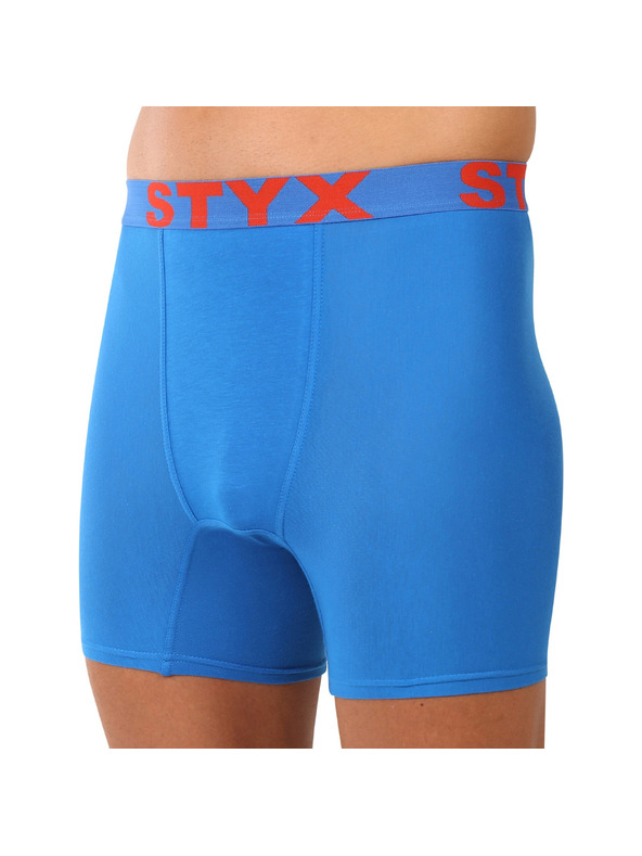 Styx Moške boksarice Styx long športna elastika modre