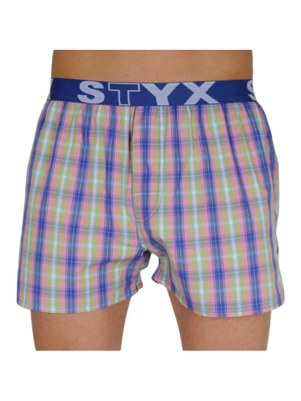 Styx Moške športne gumijaste hlače Styx večbarvne