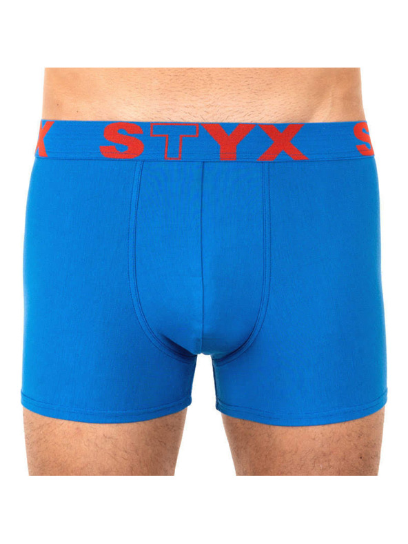 Styx Komplet trije - moške boksarice Styx športna elastika modre