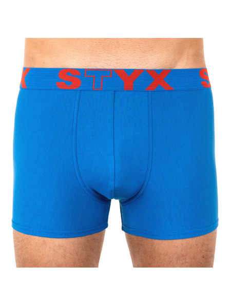 Styx Komplet trije - moške boksarice Styx športna elastika modre