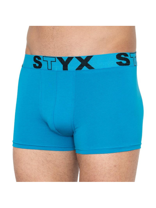 Styx Komplet trije - moške boksarice Styx športna elastika modre