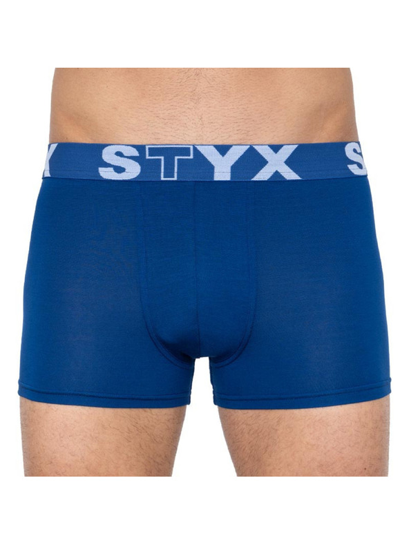 Styx Komplet trije - moške boksarice Styx športna elastika modre