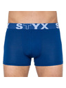 Styx Komplet trije - moške boksarice Styx športna elastika modre