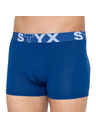 Styx Komplet trije - moške boksarice Styx športna elastika modre