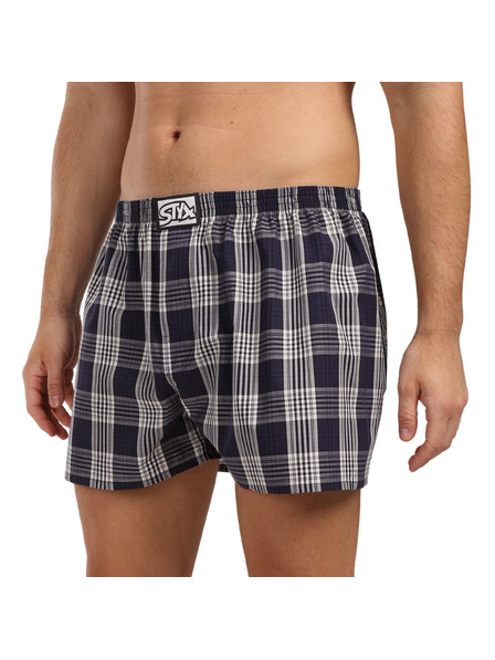 Styx Komplet treh moških kratkih hlač Styx classic elastic večbarvnih