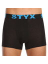 Styx Komplet deset - moške boksarice Styx športna elastika črne