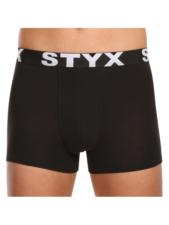 Styx Komplet deset - moške boksarice Styx športna elastika črne