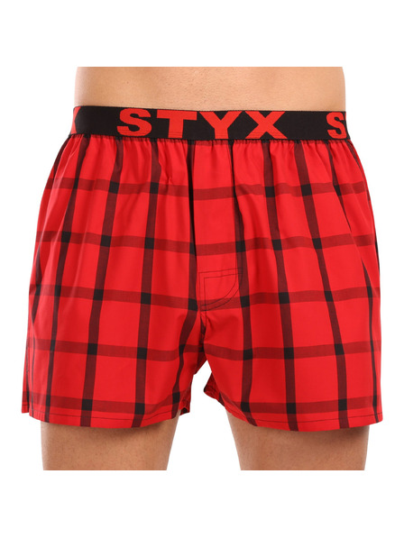 Styx Moške športne gumijaste hlače Styx večbarvne