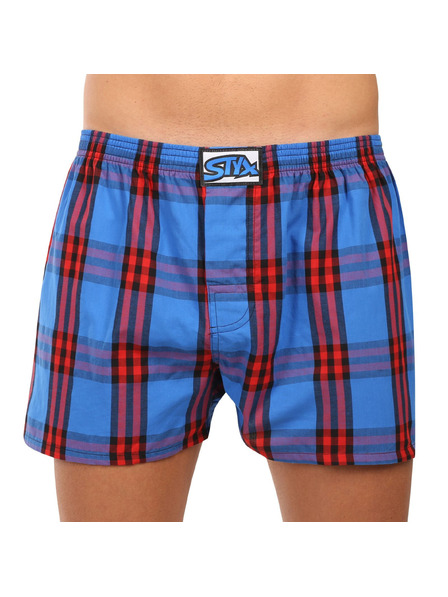 Styx Komplet treh moških kratkih hlač Styx classic elastic večbarvnih