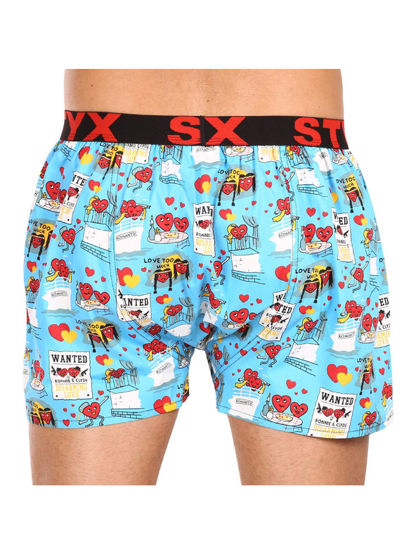 Styx Moške trenirke Styx art športna elastika Valentinov par