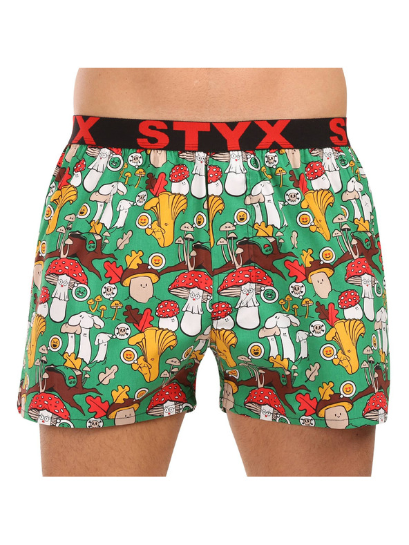 Styx Komplet treh - moške trenirke Styx art športni gumi večbarvne