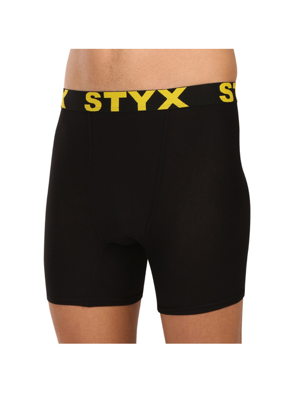 Styx Moške boksarice Styx long šport elastika črne