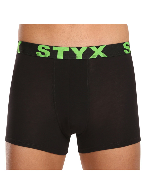 Styx Komplet pet - moške boksarice Styx športna elastika črne