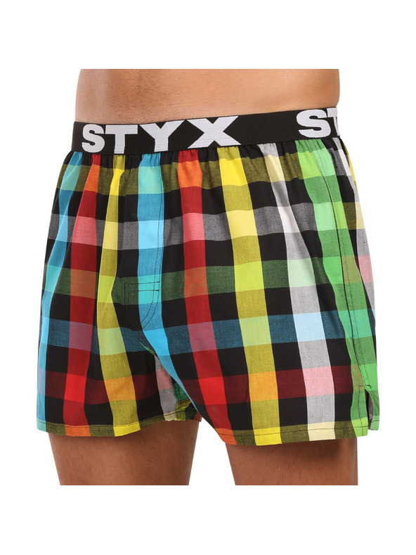 Styx Moške športne gumijaste hlače Styx večbarvne