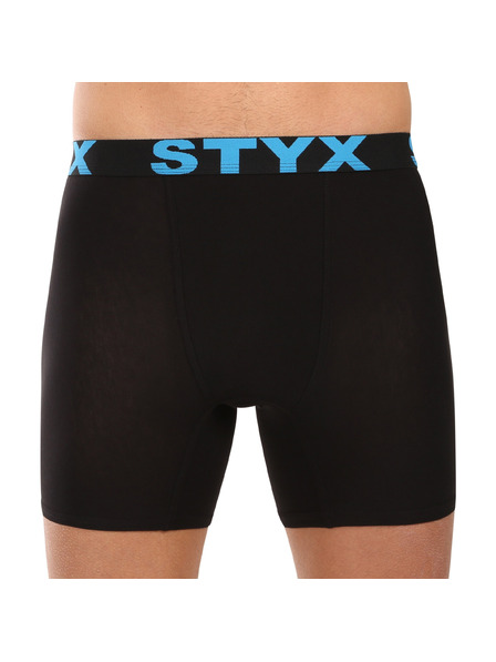 Styx Komplet treh - moške boksarice Styx long športni pas črne