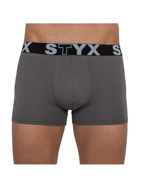 Styx Set treh - moške boksarice Styx športni elastični pas nadmerene večbarvne