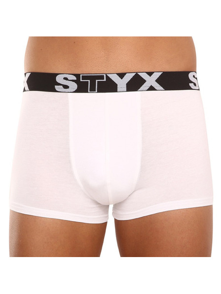 Styx Komplet treh - moške boksarice Styx športni pas bele