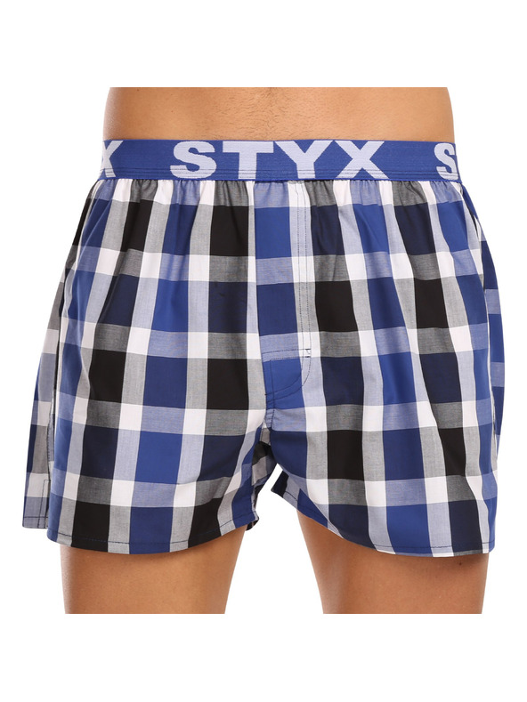 Styx Set treh - moške hlače Styx športni elastični pas večbarvne