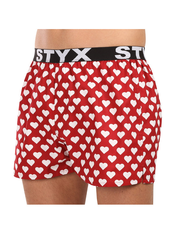 Styx Moške kratke hlače Styx art športni pas srčki