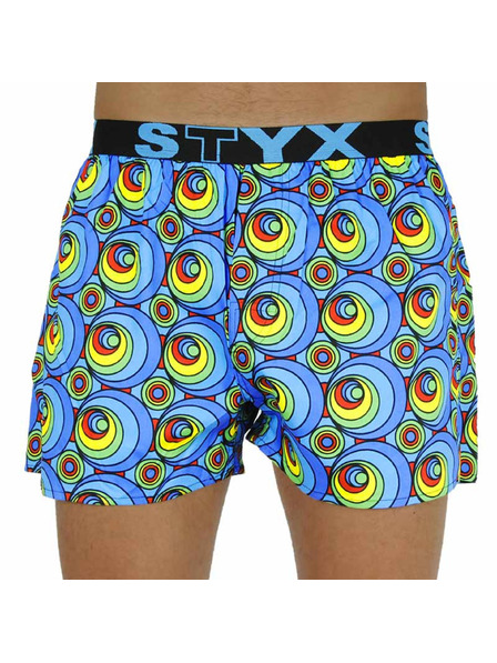 Styx Moške kratke hlače Styx art športni pas krogi