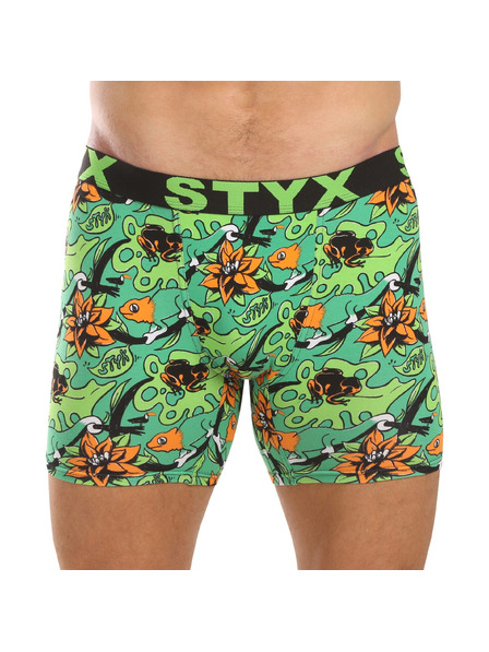Styx Moške boksarice Styx long art športni pas tropic