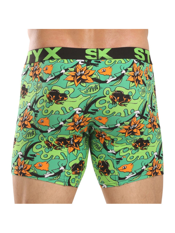 Styx Moške boksarice Styx long art športni pas tropic