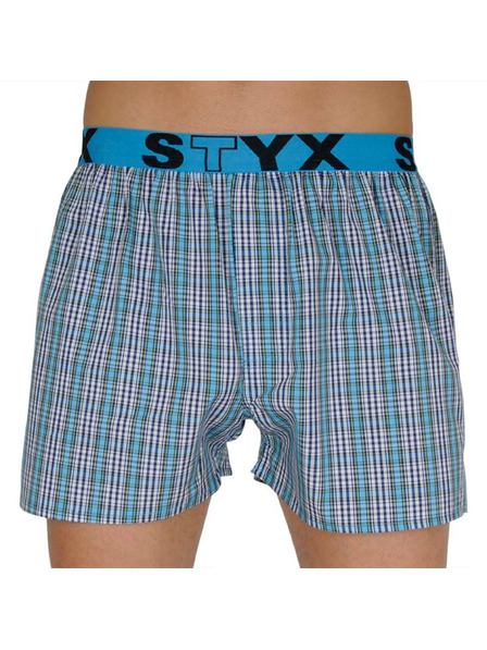 Styx Moške športne gumijaste hlače Styx večbarvne