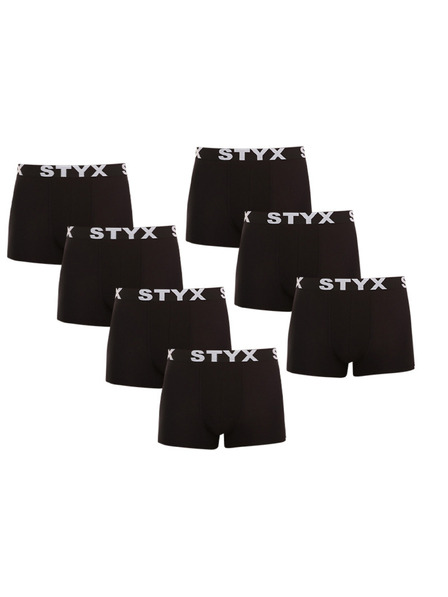 Styx Komplet sedmih - moške boksarice Styx športni pas črne