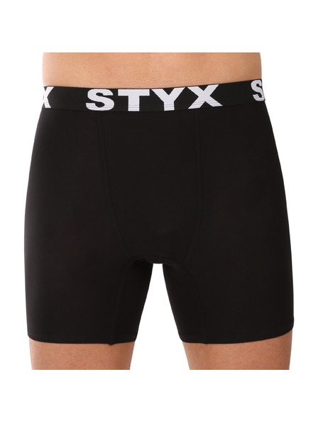 Styx Komplet treh - moške boksarice Styx long športni pas črne
