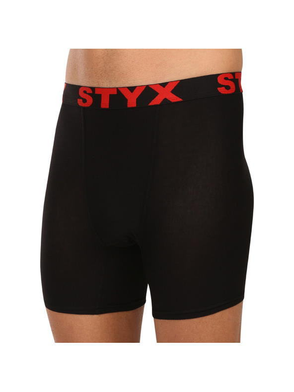 Styx Moške boksarice Styx long šport elastika črne
