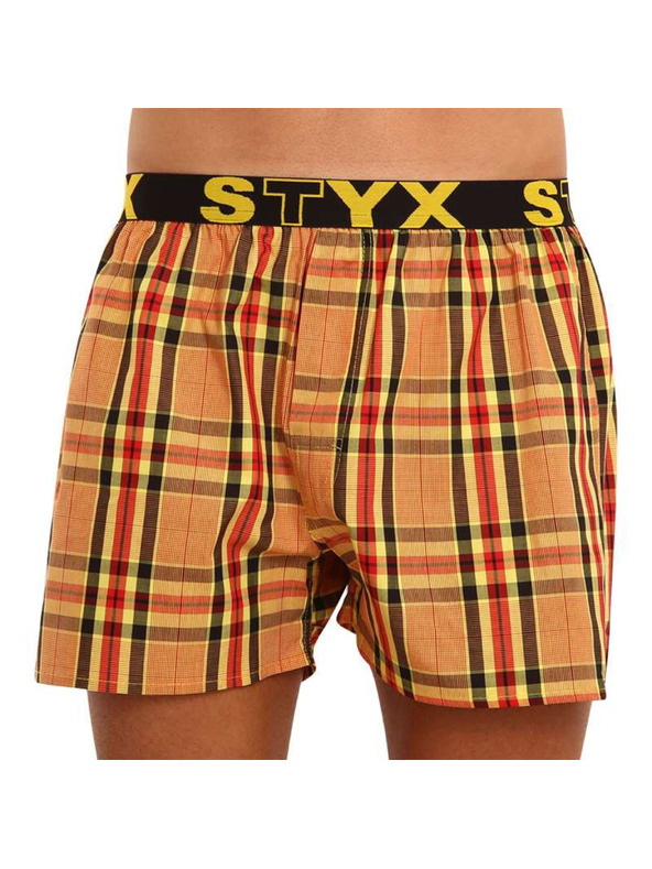 Styx Set treh - moške hlače Styx športni elastični pas večbarvne